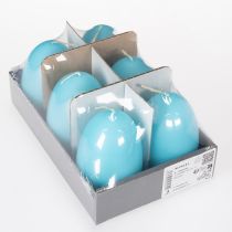 položky Velikonoční svíčka ve tvaru vajíčka - Sváteční designový nápad pro radostnou velikonoční oslavu - 9 cm - 20 v - 6 ks