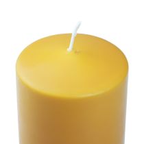 PURE sloupová svíčka žlutá medová Svíčky Wenzel 130/60mm