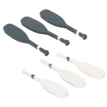 položky Miniaturní dekorace ve tvaru pádla pro námořní dekoraci, 8 cm, 18 kusů