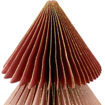 položky Papírový vánoční stromeček Papírový vánoční stromeček Bordeaux H30cm