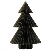 Papírový vánoční stromeček Papírový vánoční stromeček Černá H30cm