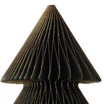 Papírový vánoční stromeček Papírový vánoční stromeček Černá H30cm