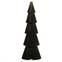 položky Papírový vánoční stromeček Papírový vánoční stromeček Černá H60cm