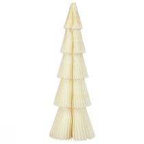 Papírový vánoční stromeček Small White Gold H30cm