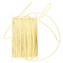 položky Papírová šňůra ovinutá drátem Ø2mm 100m šampaňská