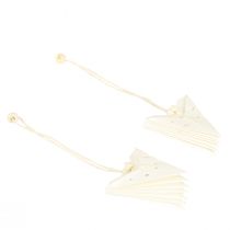 položky Vánoční ozdoby z papíru - hvězda, bílá, 10 cm, sada 8 kusů