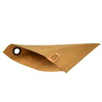 položky Papírová taška na květiny taška na květiny kožený vzhled 10x20cm