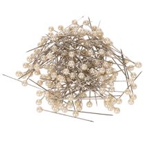 položky Špendlíky s perlovou hlavičkou Ø4mm 40mm šampaňské
