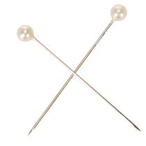 položky Špendlíky s perlovou hlavičkou Ø4mm 40mm šampaňské