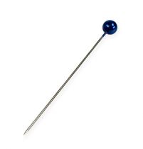 položky Jehlice s perlovou hlavou Ø6mm 65mm modré