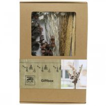 položky Dekorativní kytice sušených květin, směs růžových lučních květin, sada pro kutily, kreativní dekorace na stůl, výška 30-35 cm