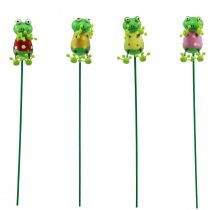 položky Rostlinné zátky žáby dekorativní květinové zátky 24cm 16 ks