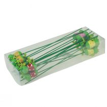 položky Rostlinné zátky žáby dekorativní květinové zátky 24cm 16 ks