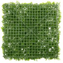 položky Umělá podložka z buxusu 55x55 cm pro dekorativní nástěnný design