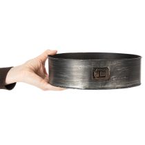 položky Květináč, dekorativní pekáč, odnímatelná forma na sázení, kovová dekorace Ø24cm V7,5cm