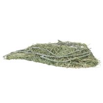 položky Miska ve tvaru srdce z přírodní trávy s výsadbovou fólií, 38 cm