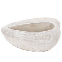 položky Květináč ve tvaru srdce, litý kámen, dekorativní květináč, 17 cm