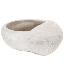 položky Květináč ve tvaru srdce, litý kámen, dekorativní květináč, 17 cm