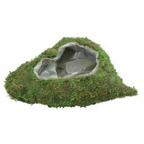 Plant Heart Moss Green Miska na rostliny srdce 26×30×8cm