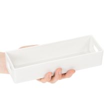 položky Obdélníkový podnos s úchyty pro odkládání a dekoraci stolu, 32 cm