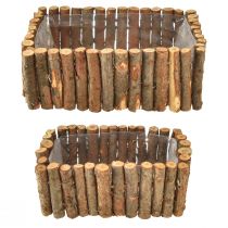 položky Dřevěný truhlík na bylinky bříza L23/28cm sada 2 ks