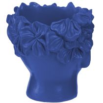 položky Plant Head Polyresin Bust Planter Blue 13,5×13×14cm