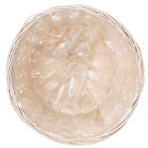 položky Proutěný košík pro všestranný interiérový design, 20 cm, 8 kusů