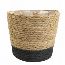 Košík na rostliny květináč košík z mořské trávy deco přírodní Ø23cm V20cm