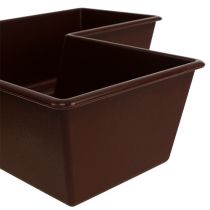 Rostlinný kříž 24cm x 32cm hnědý, 1ks