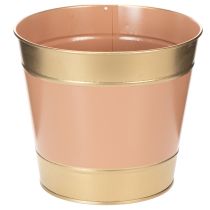 položky Kovový květináč/květináč, Ø17cm V14,5cm, 4 kusy