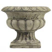 položky Miska na rostliny květináč trofej starožitný beton Ø20cm H16,5cm