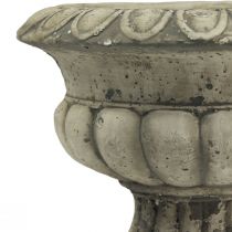 položky Miska na rostliny malý květináč trofej starožitný beton Ø15cm H13cm
