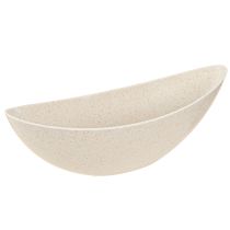 položky Loď na rostliny plastová miska na rostliny béžová 28×9×9cm 3ks