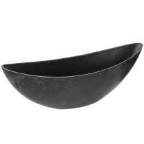 položky Loď na rostliny plastová antracitová miska 28×9×9cm 3ks