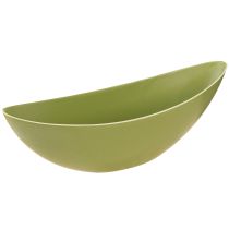 položky Rostlinná loď plastová dekorativní miska zelená 28×9×9cm 3ks