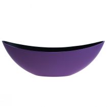 položky Dekorativní miska na rostlinnou loďku fialová 38,5cm×12,5cm×13cm