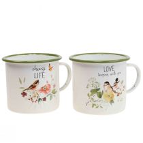 položky Hrneček na rostliny Smaltovaný kelímek na pěstování s nápisem Ø11cm