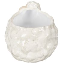 položky Keramický květináč ve tvaru ovečky, dekorativní miska na rostliny do zahrady i do domu, 2 kusy