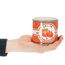 položky Dekorativní keramické květináče s motivem rajčat pro stylové bytové doplňky, 14 cm, sada 3 kusů