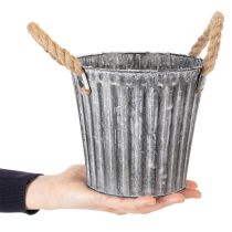 položky Kovový květináč, dekorativní květináč s uchy, květináč, květináč Ø16,5 cm