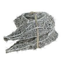 položky Srdce z bílé vinné révy 30x23cm Pohřební dekorace - sada 2 kusů, dekorace na hrob