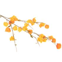 položky Umělá rostlina čínského lampionu, větvička Physalis s květy, 95 cm
