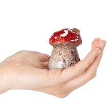 položky Dekorace na houbový domeček Miniaturní muchomůrka 6cm 2 ks