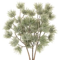 položky Umělá jedlová větev, velká borovicová větev pro zimní dekoraci, 55 cm, 3 kusy