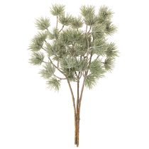 položky Umělá jedlová větev, velká borovicová větev pro zimní dekoraci, 55 cm, 3 kusy
