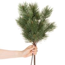 položky Umělá borovicová větev jako dekorativní jedlová větev, 55 cm, 3 kusy