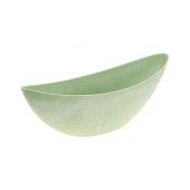 Dekorativní miska, miska na rostliny, pastelově zelená 34cm x 11cm H11cm