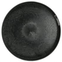 Plastový talíř dekorativní talíř šedobílý Ø22cm/27cm sada 2 ks