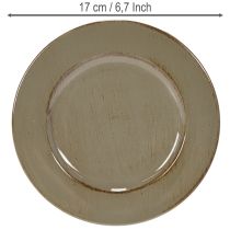 položky Malé talířky na dekoraci nebo prezentaci, 17 cm, 6 kusů
