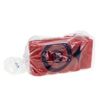 položky Plisované manžety červené 8,5cm 100 kusů